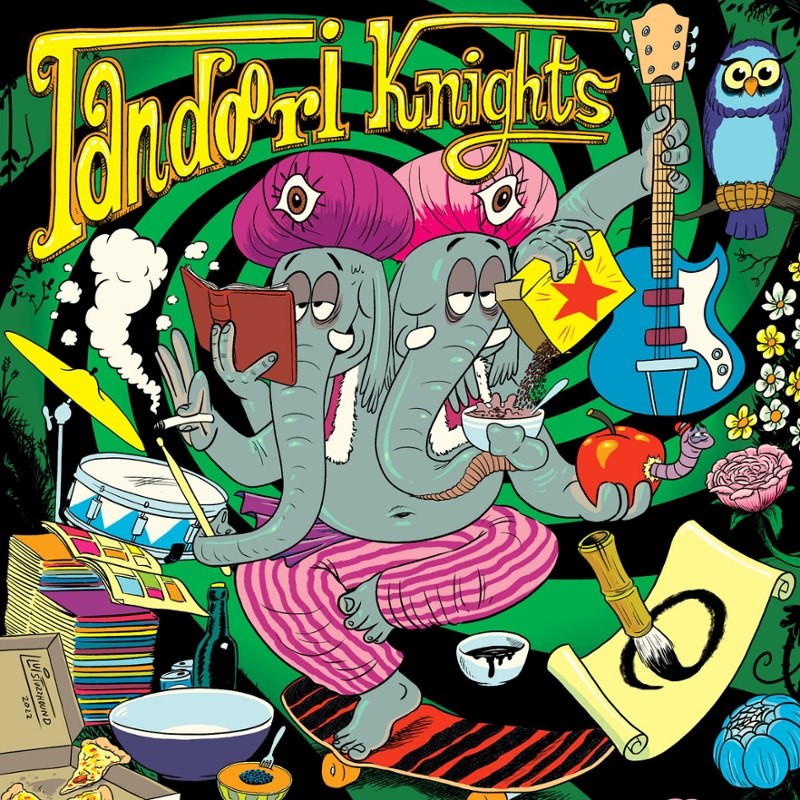 TANDOORI KNIGHTS / MIRANDA & THE BEAT / BLACK LEATHER ROSE - split LP