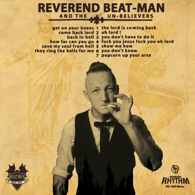 REVEREND BEAT-MAN AND THE UNBELIEVERS - Get on your knees (reissue) LP