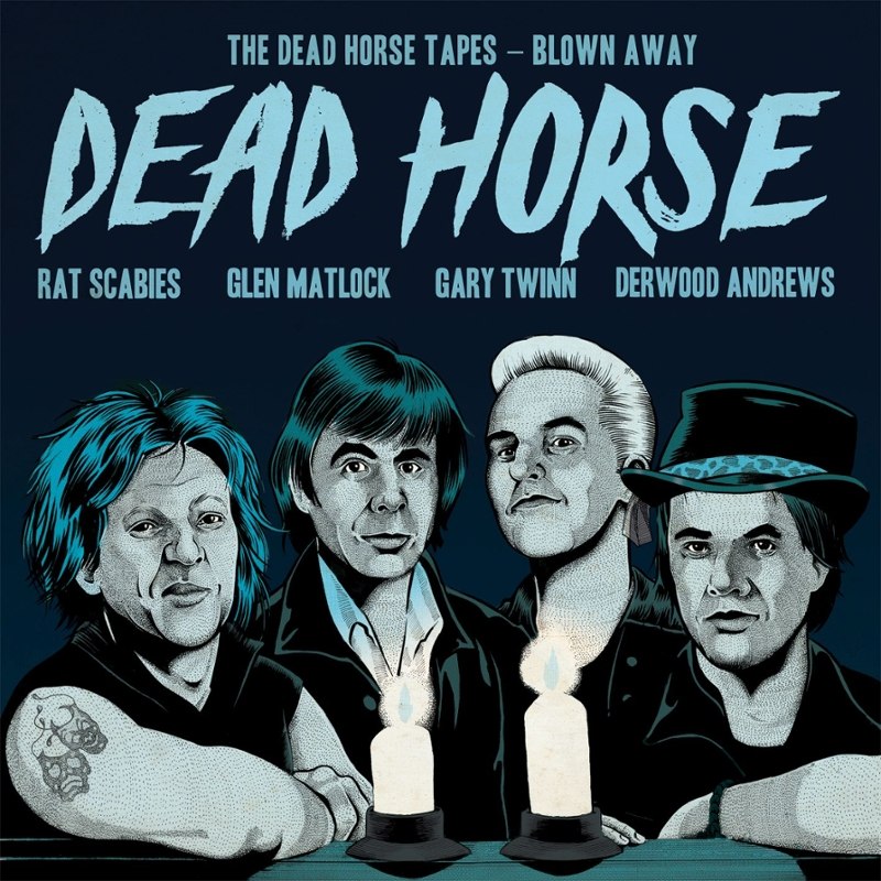 DEAD HORSE - The Dead Horse tapes-blown away (blue) LP