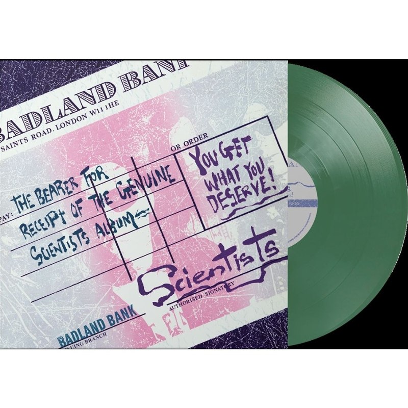 SCIENTISTS - You get what you deserve (green opaque vinyl) LP