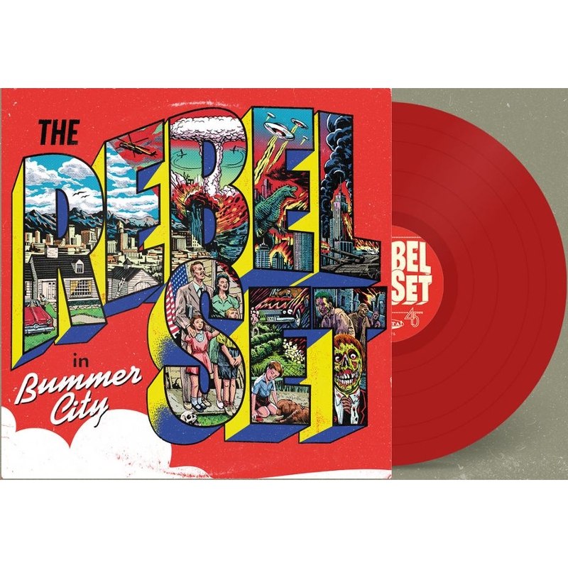 REBEL SET - Bummer city (red) LP