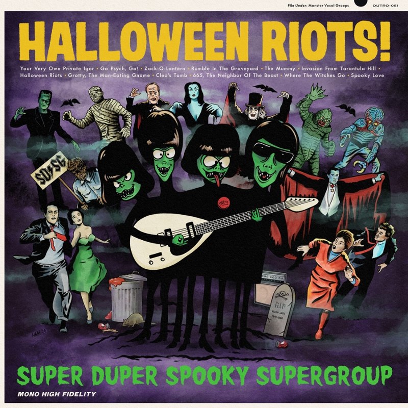 SUPER DUPER SPOOKY SUPERGROUP - Halloween riots! LP