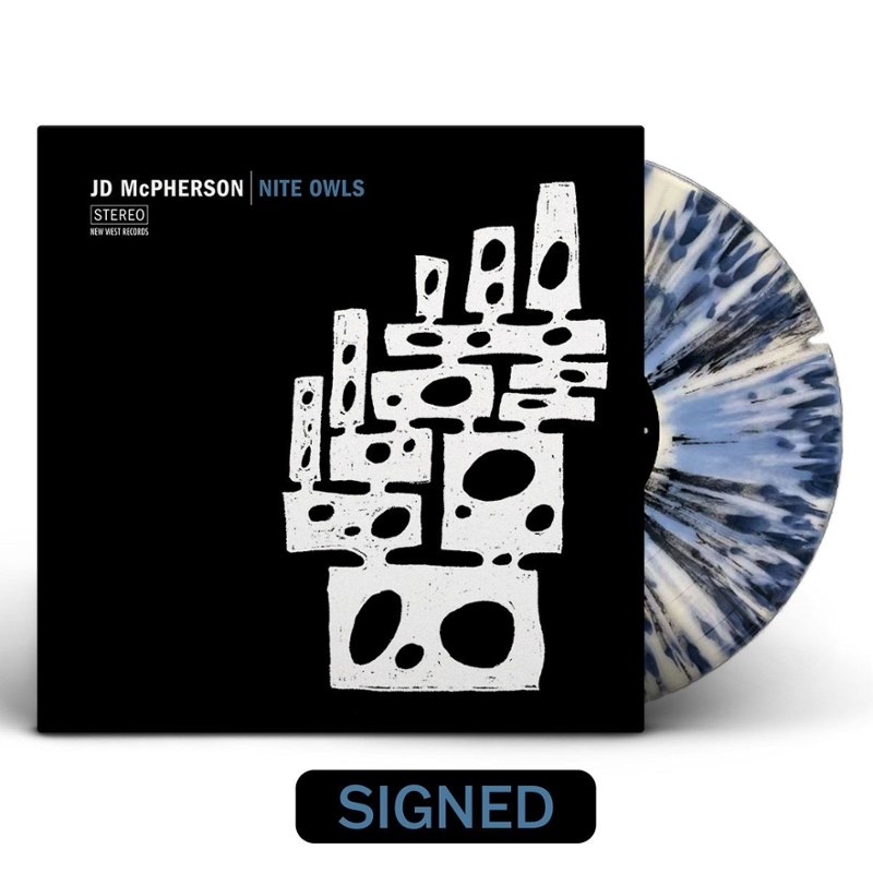JD MCPHERSON - Nite owls (white, black & blue nite owl) LP