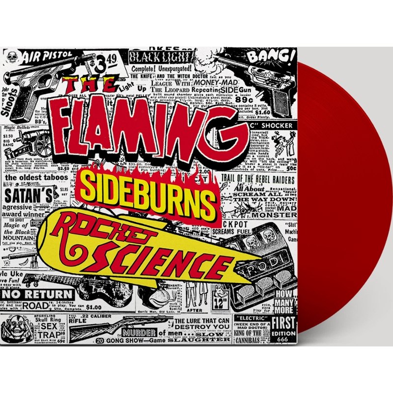 FLAMING SIDEBURNS - Rocket science (red) LP