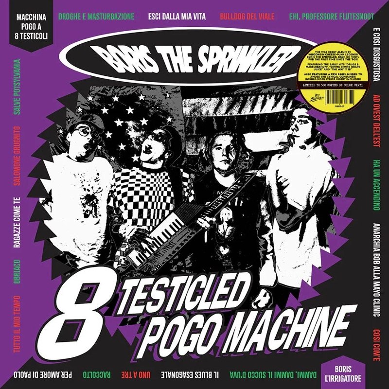 BORIS THE SPRINKLER - 8 testicled pogo machine LP