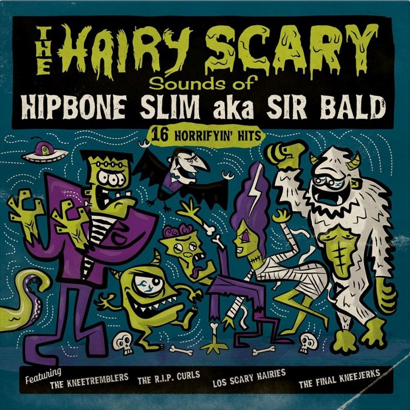 HIPBONE SLIM AKA SIR BALD - The hairy scary sounds of... LP