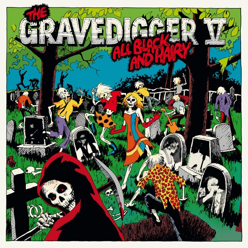 GRAVEDIGGER V - All black and hairy LP