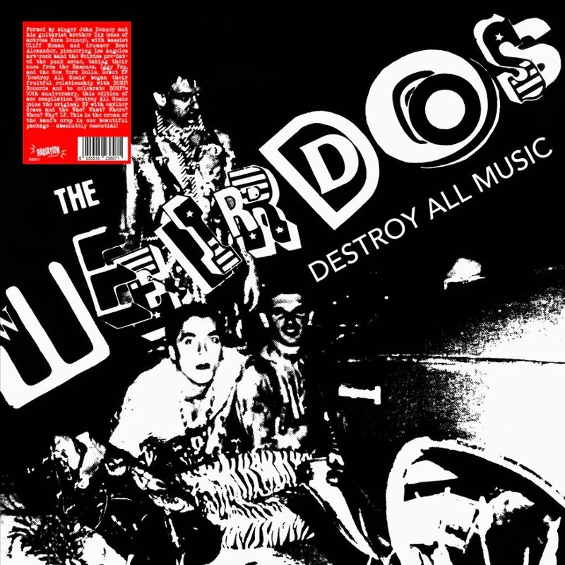 WEIRDOS - Destroy all music (black) LP
