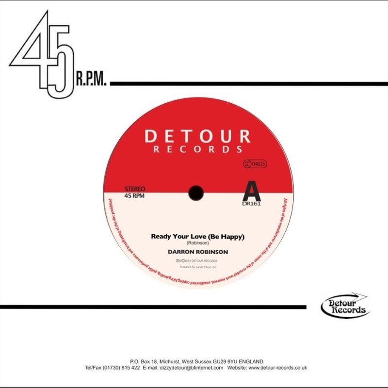 DARRON ROBINSON - Ready you love (be happy) 7