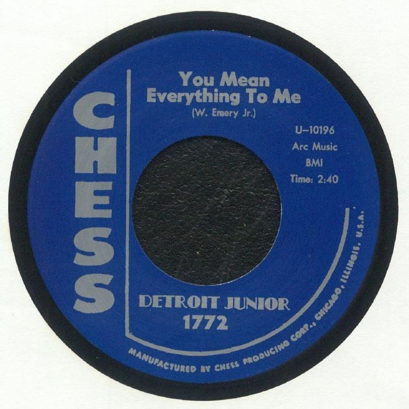 DETROIT JUNIOR - You mean everything to me/too poor 7