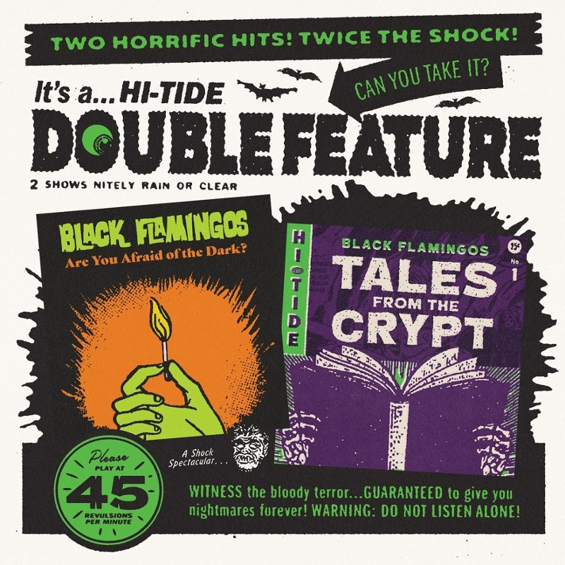 BLACK FLAMINGOS - Tales from the crypt (monster green) 7
