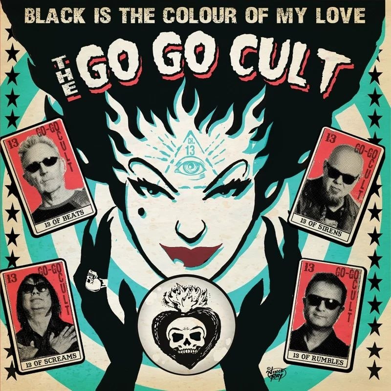 GO GO CULT - Black is the colour of my love (red) LP