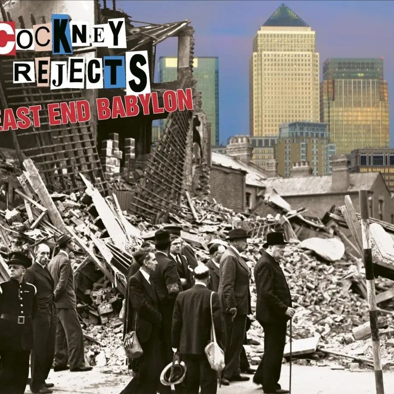 COCKNEY REJECTS - East end babylon (clear) LP