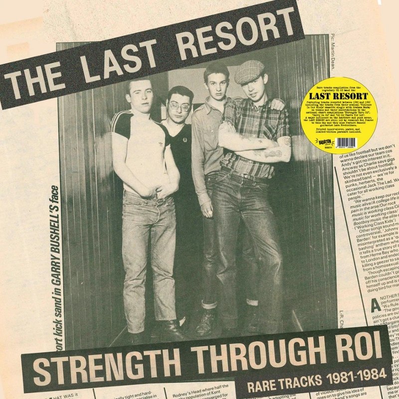 LAST RESORT - Strenght through roi (black) LP