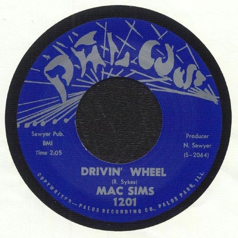 MAC SIMS - Drivin' wheel/broken heart 7