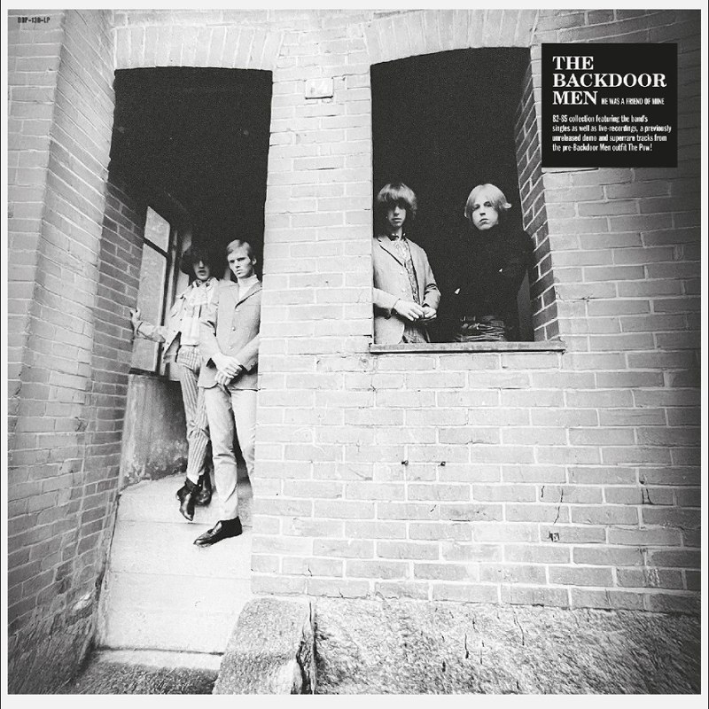 BACKDOOR MEN - He was a friend of mine (black) LP