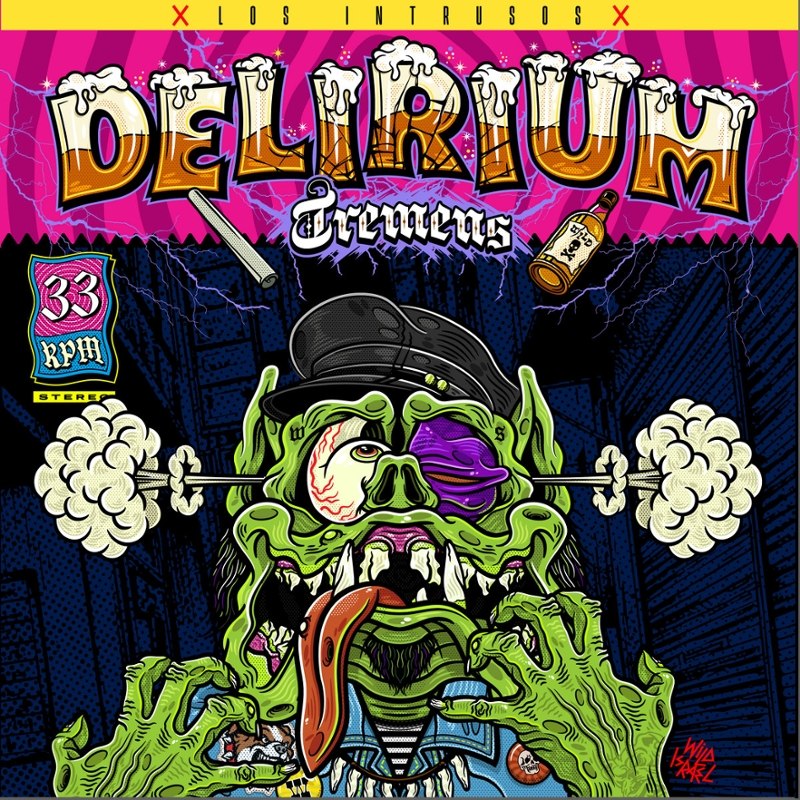 LOS INTRUSOS - Delirium tremens LP