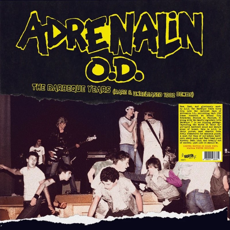 ADRENALIN O.D. - The barbeque years (rare & unreleased 1982 demos) (color) LP