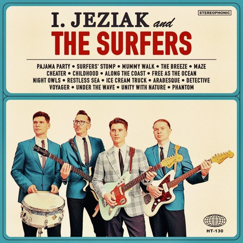 I. JEZIAK & THE SURFERS - Same (ocean turquoise swirl) LP