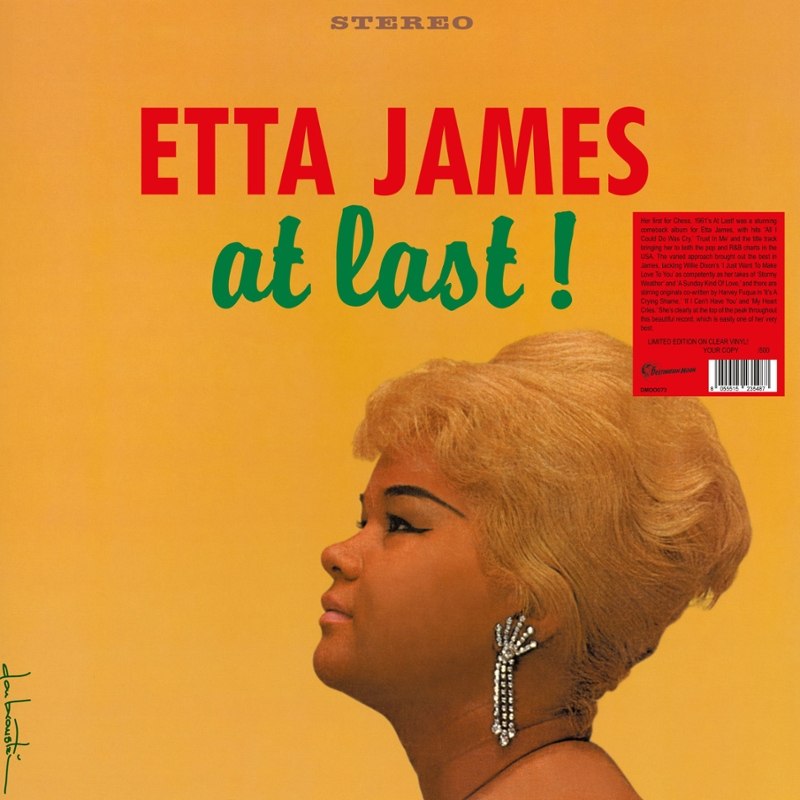 ETTA JAMES - At last! (clear) LP