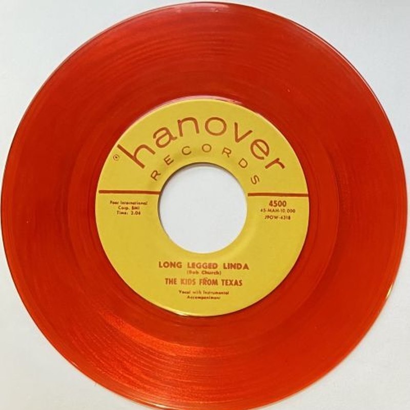 KIDS FROM TEXAS - Long legged linda/I'm so lonely (colored) 7
