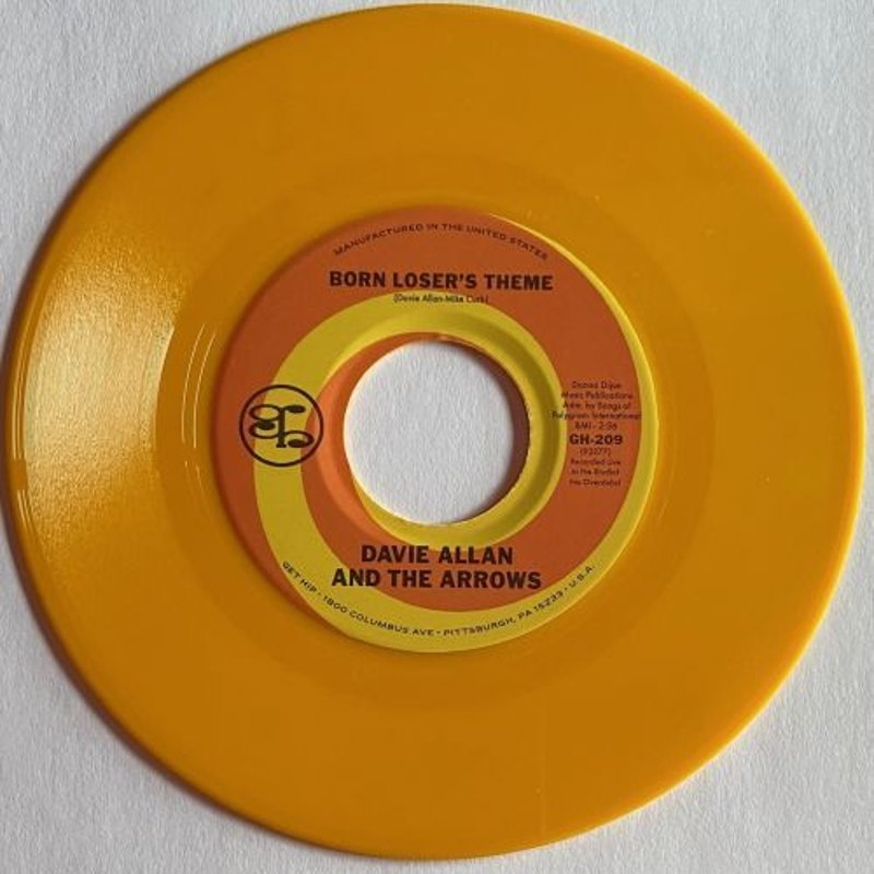 DAVIE ALLAN & THE ARROWS - Born loser's theme/the glory stompers (colored) 7