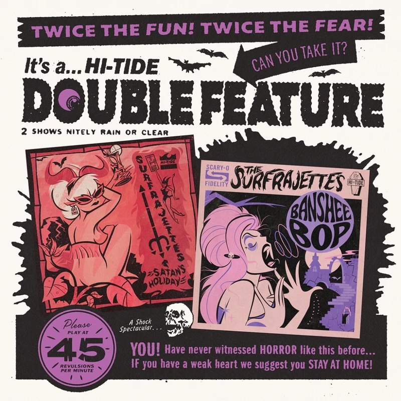 SURFRAJETTES - Double feature (ghostly grape) 7
