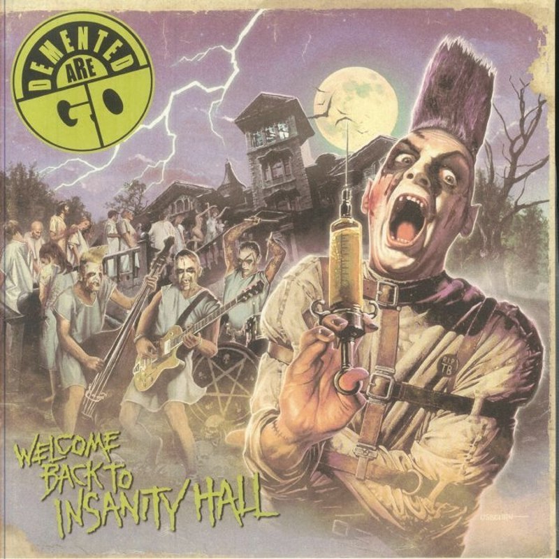 DEMENTED ARE GO - Welcome back to insanity hall (black smoke) LP
