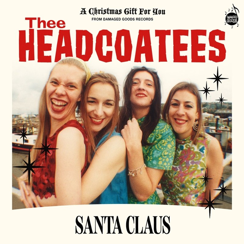 COURETTES / THEE HEADCOATEES - Split xmas Single (red) 7