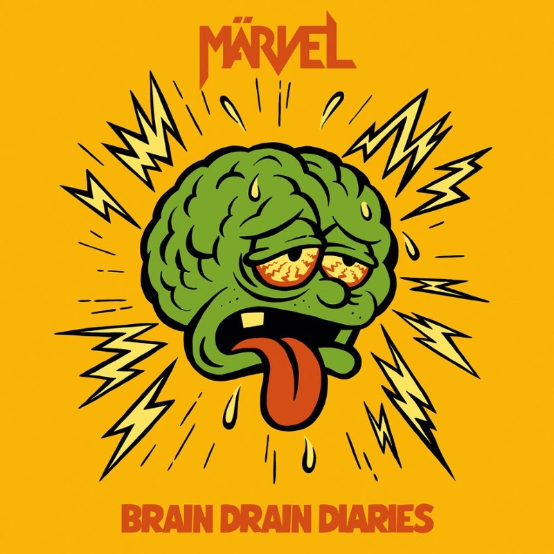 M&Auml;RVEL - Brain drain diaries (green) LP
