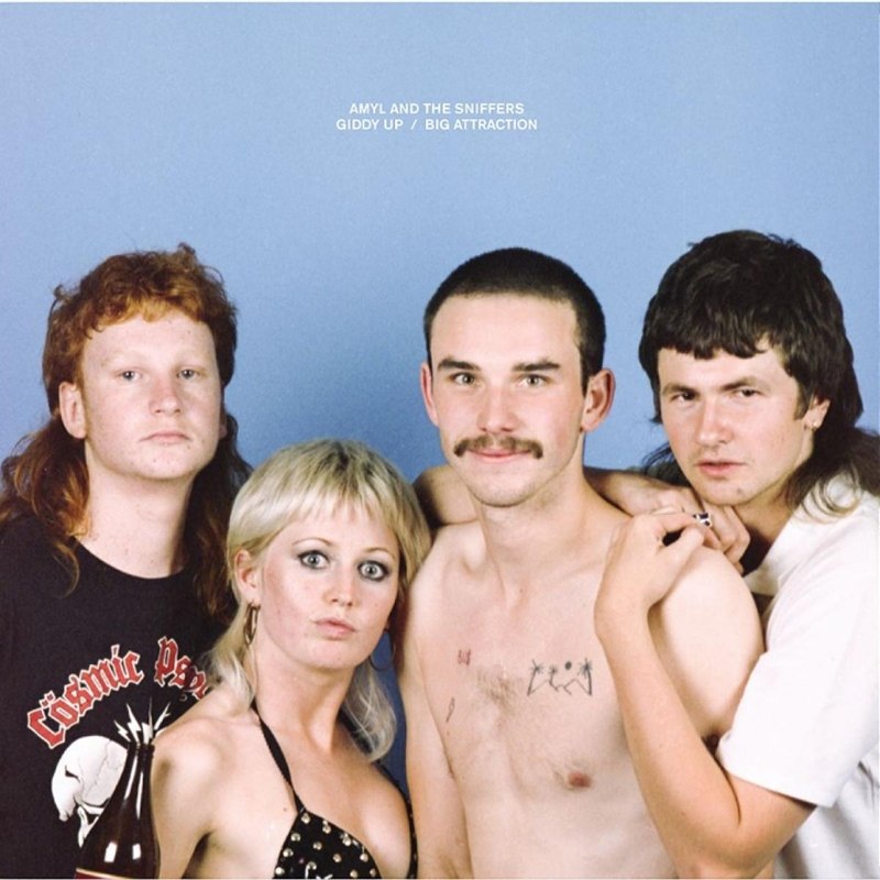 AMYL AND THE SNIFFERS - Giddy up/big attraction LP