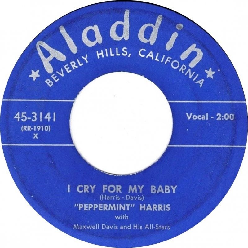 PEPPERMINT HARRIS - I cry for my baby/hey, little school girl 7