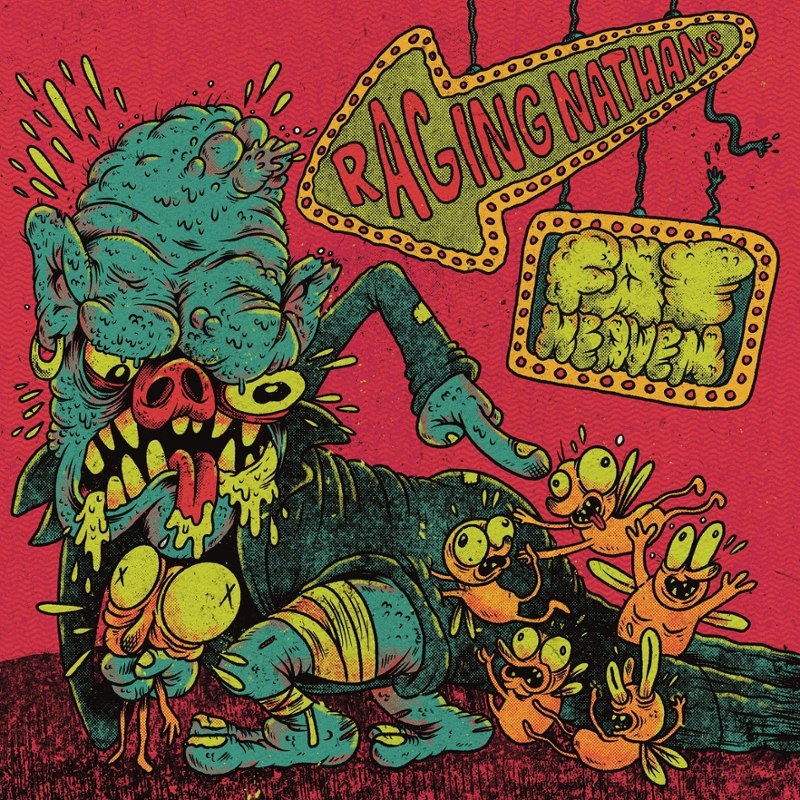 RAGING NATHANS / FAT HEAVEN - Split 7