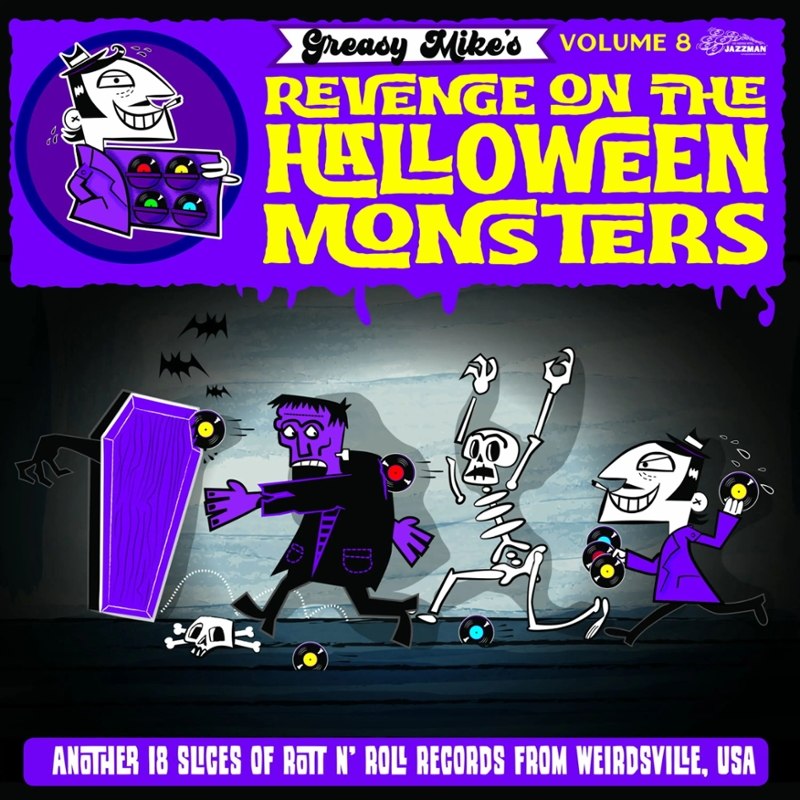 V/A - Greasy Mike-revenge on the Halloween monsters LP