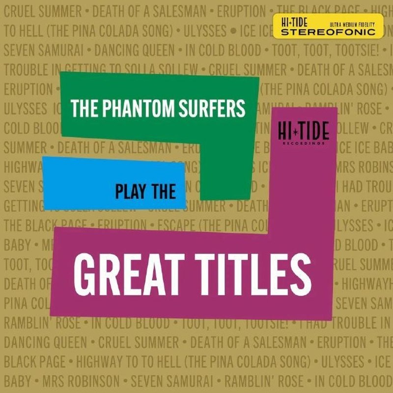 PHANTOM SURFERS - Play the great titles (clear green) LP