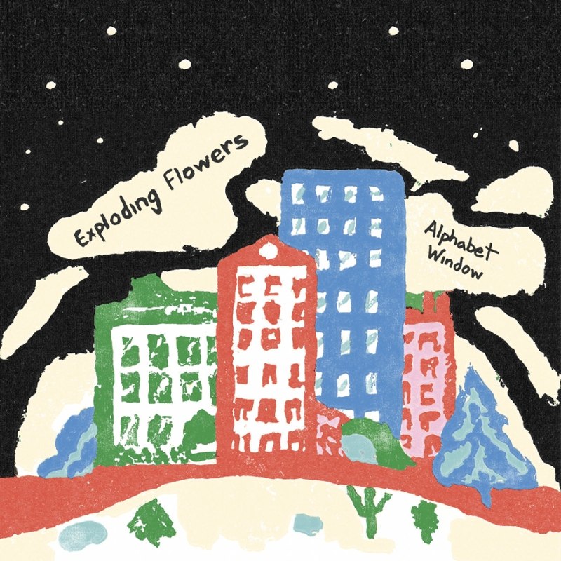 EXPLODING FLOWERS - Alphabet window (fluor green) LP