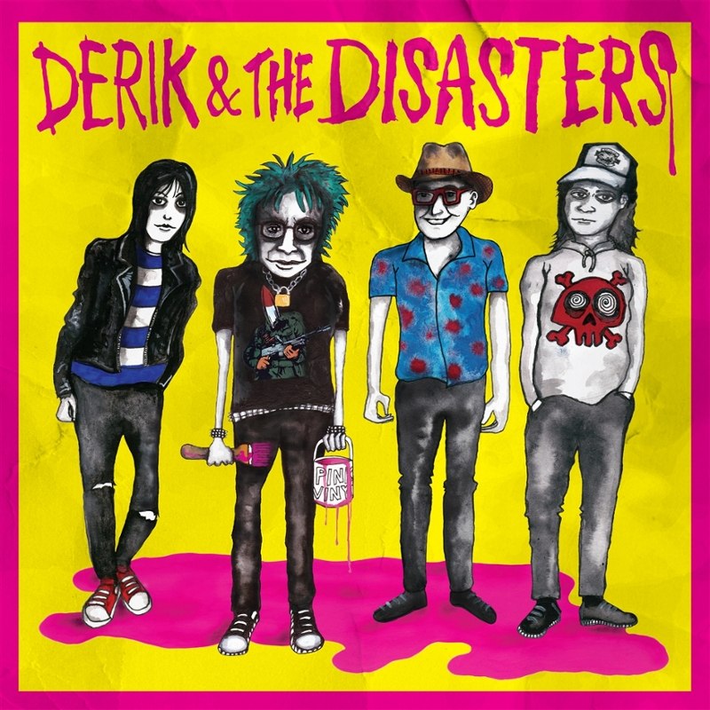 DERIK & THE DISASTERS - Same (yellow) LP