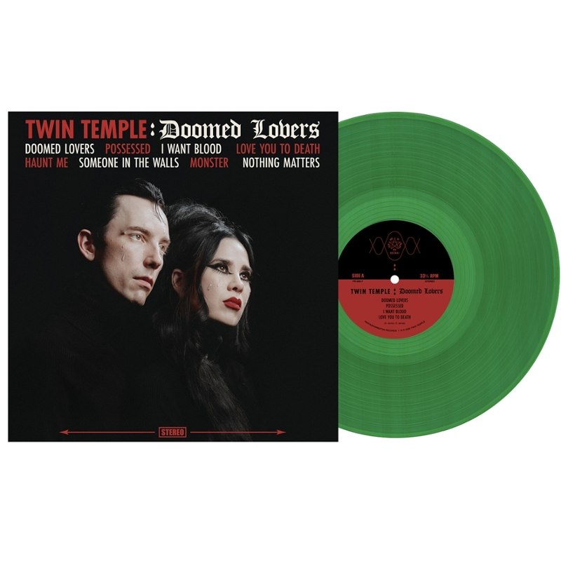 TWIN TEMPLE - Doomed lovers (envy translucent green vinyl) LP
