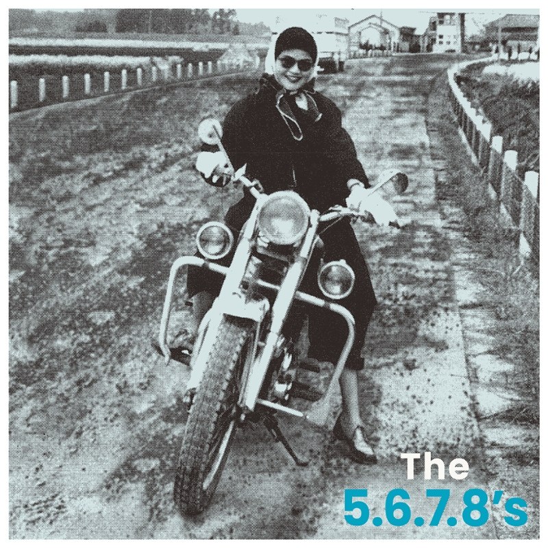 5.6.7.8'S - Run run run (2nd edition, blue letters) LP