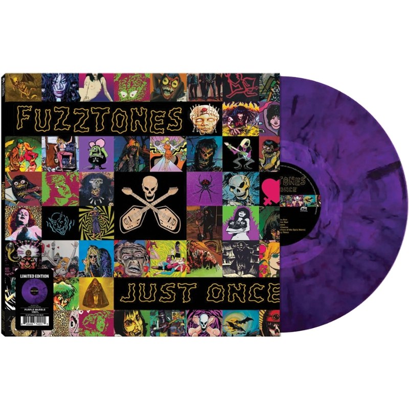 FUZZTONES - Just once (purple black marble) LP