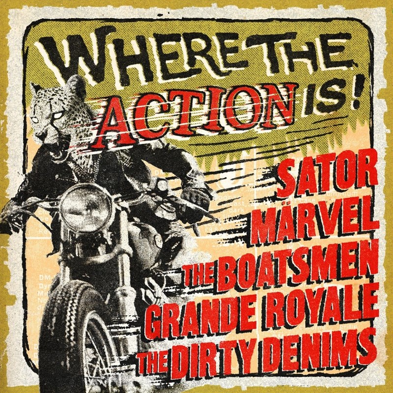 V/A - Where the action is! (black) LP+7
