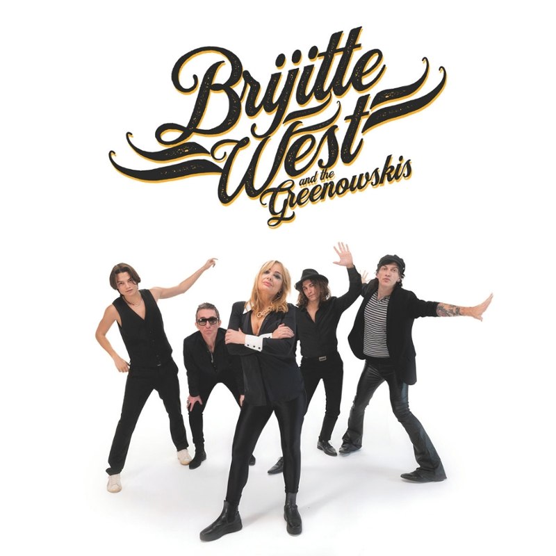 BRIJITTE WEST AND THE GREENOWSKIS - Same (clear) LP