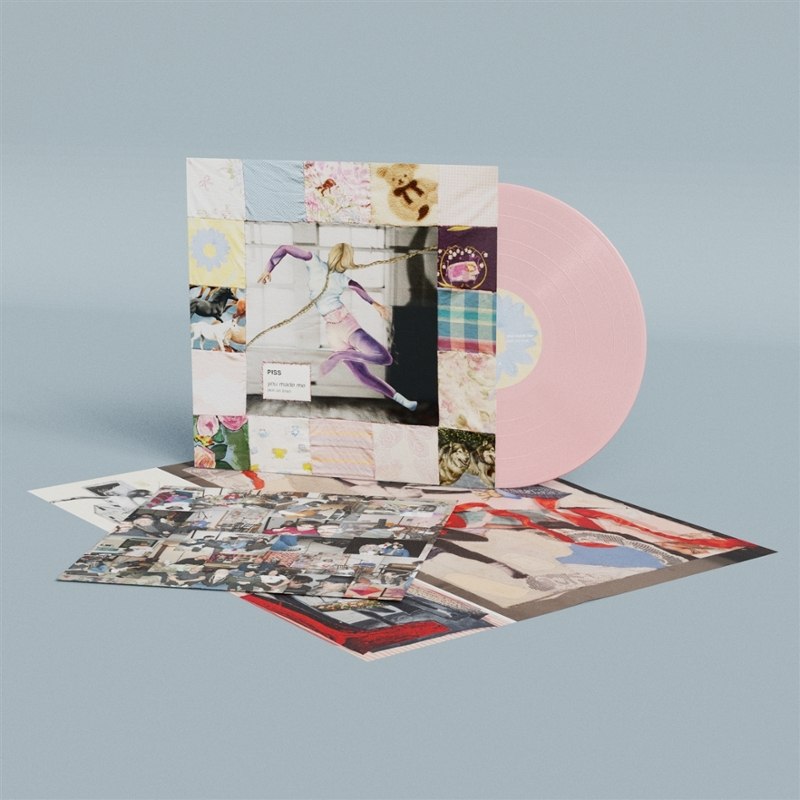 PISS - You made me/Skin on linen (baby pink vinyl) LP