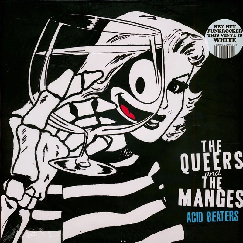 QUEERS / MANGES - Acid beaters (white) LP