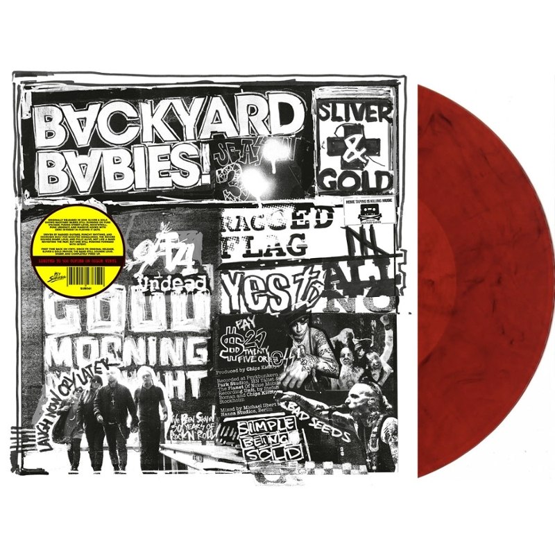 BACKYARD BABIES - Sliver & gold (coloured vinyl) LP